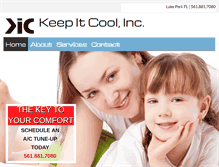 Tablet Screenshot of keepitcool.com